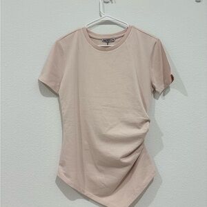 Zara Women's Cream T-Shirt